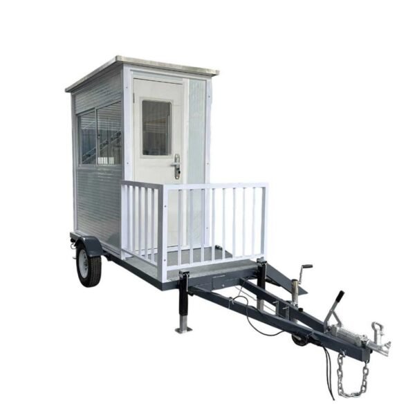 1-main-4x6ft-guard-shack-on-trailer_900x.jpg Trailer Guard Shack With AC & Heating - 6.5×6.5 ft Mobile Booth