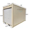 12ft-Shipping-Container-Rollup-Door_3_500x.webp 12′ Small Cubic Shipping Container, Rollup Door