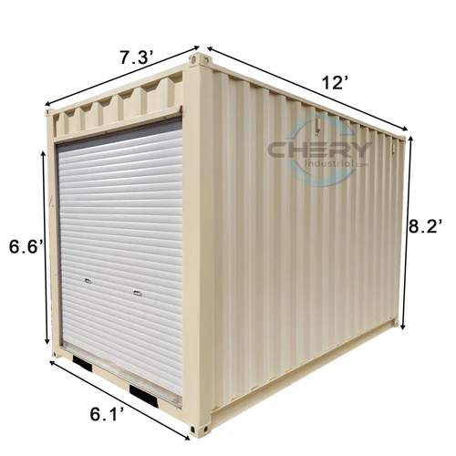 12ft-Shipping-Container-Rollup-Door_3_500x.webp 12′ Small Cubic Shipping Container, Rollup Door