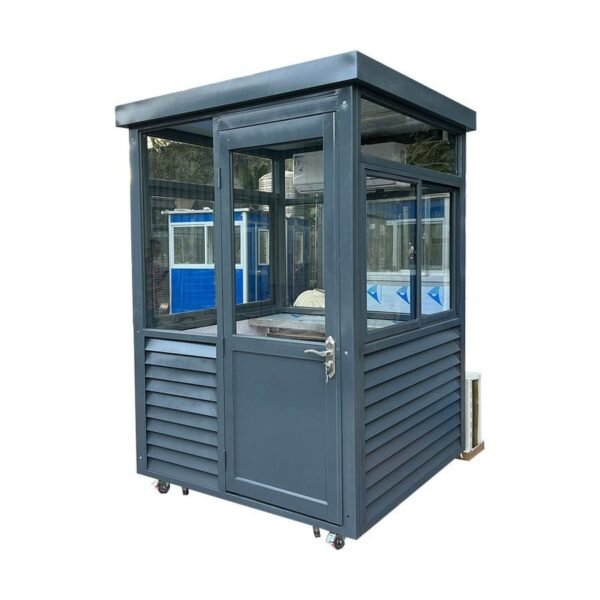 1_223de5ef-caf9-4391-b992-a1a6bbccd3ba_900x.jpg Galvanized Guard Shack With AC & Heating - 5×5 ft With Wheels