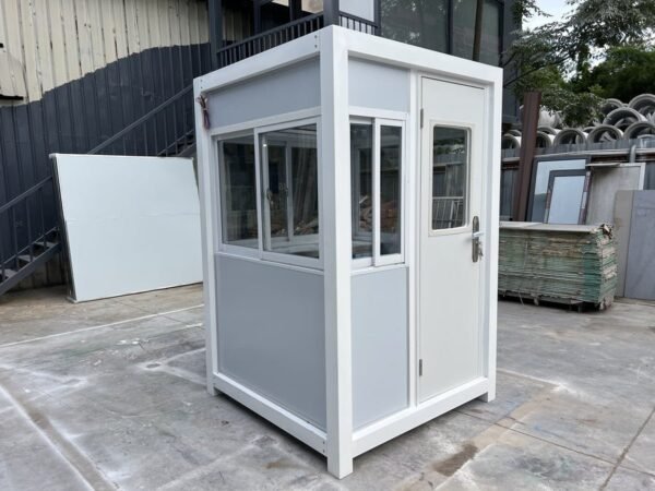 3-min_ca245125-6d55-4d40-a417-fcb2e233c63d_900x.jpg Grey Guard Shack With AC - 4×6 ft Security Booth