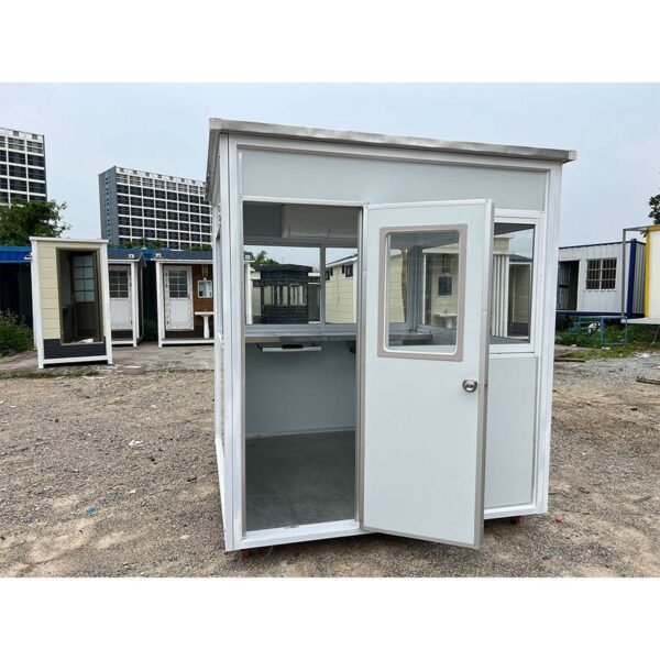 4-min_900x.jpg Light Grey Guard Booth With AC - 6.5×6.5 ft Model 1