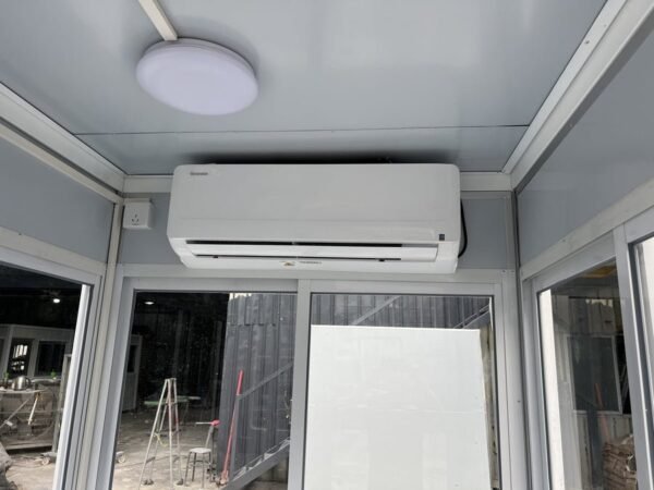 5-min_533080b0-e2c5-446f-a70c-667d41e551b8_900x.jpg Grey Guard Shack With AC - 4×6 ft Security Booth