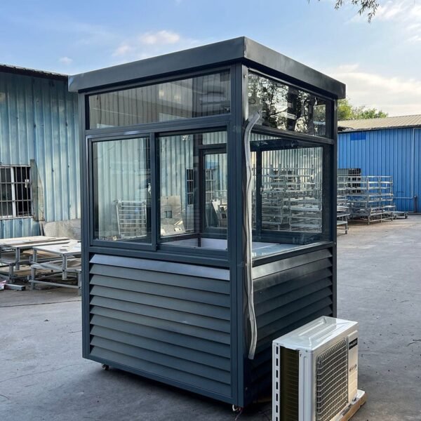 6-min_50fd84c0-557c-41dc-a2f0-c30dd0139e93_900x.jpg Galvanized Guard Shack With AC & Heating - 5×5 ft With Wheels