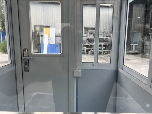 6-min_8b176165-7430-4b20-aee7-c37477ff71ab_900x.jpg Grey Guard Shack With AC - 4×6 ft Security Booth