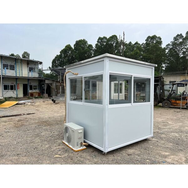 8-min_900x.jpg Light Grey Guard Booth With AC - 6.5×6.5 ft Model 1