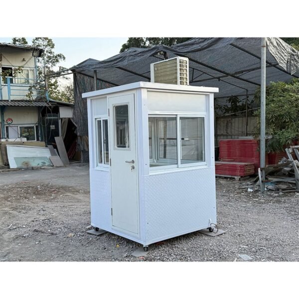 8_184adb6c-2d3e-4955-8977-1b3ba46c8cb8_900x.jpg Diamond Plated Mobile Guard Shack With AC - 5×5 ft Booth