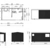 serenity-floorplan-new.jpg 1 Bedroom Portable Cabin with Verandah